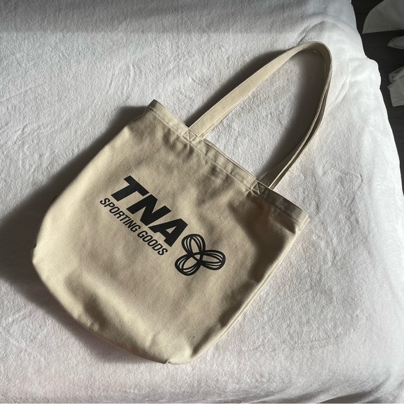 TNA Daylight Tote - Beige Canvas Tote Bag - Picture 2 of 3